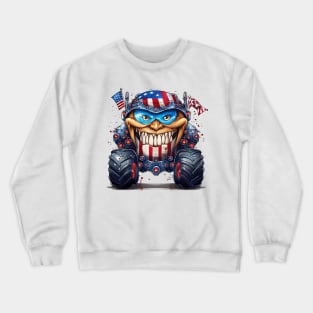 4th of July Monster Truck #3 Crewneck Sweatshirt